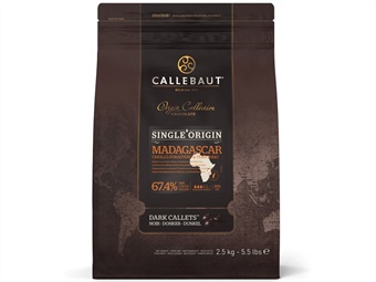 CIOCCOLATO FONDENTE 67,4% MADAGASCAR GOCCE KG 2,5