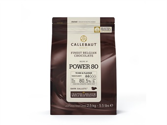 CIOCCOLATO FONDENTE POWER 80% KG 2,5