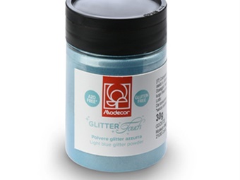 COLORE POLVERE GLITTER AZZURRO GR 30 SENZA BIOSSIDO