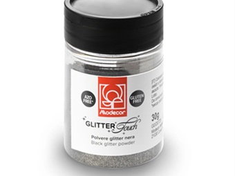 COLORE POLVERE GLITTER NERO GR 30 SENZA BIOSSIDO