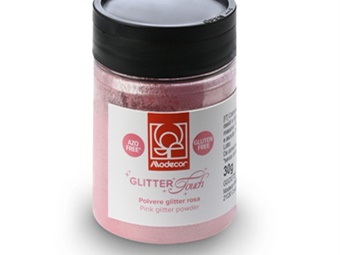 COLORE POLVERE GLITTER ROSA GR 30 SENZA BIOSSIDO