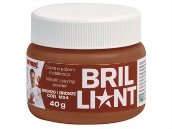 COLORE POLVERE GR 40 METALLIZZATO BRONZO AZO FREE