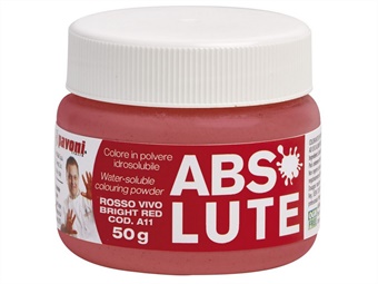 COLORE POLVERE GR 50 IDROSOLUBILE ROSSO VIVO INTENSO