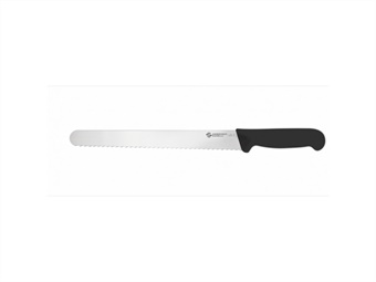 COLTELLO PANE ACCIAIO INOX LAMA DENTATA CM 28 MODELLO SUPRA
