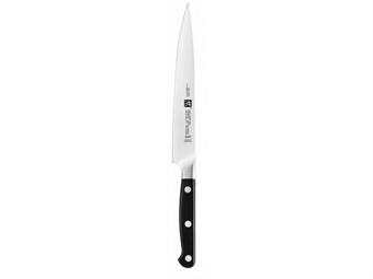 COLTELLO PER AFFETTARE SERIE PRO LAMA ACCIAIO CM 18