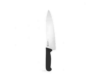 COLTELLO TRINCIANTE INOX CUCINA LAMA LISCIA CM 20 MODELLO SUPRA