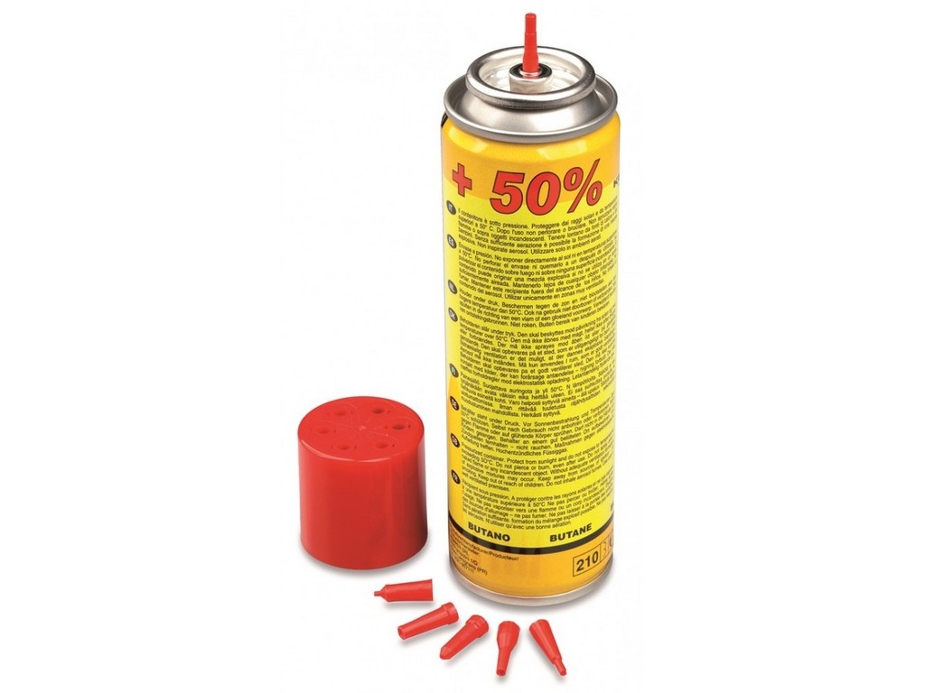 RICARICA GAS SPRAY PER CANNELLO MEDIO E PICCOLO GR 90 - ML 150