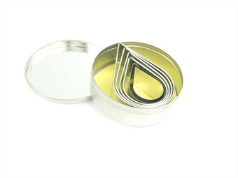SCATOLA TAGLIAPASTE LISCI GOCCIA  PZ 6
