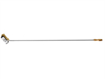 SPAZZOLONE IN OTTONE GIREVOLE CM 17 X 5,5 h 170