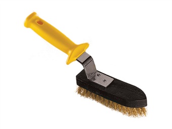 SPAZZOLA OTTONE PER GRIGLIE INOX