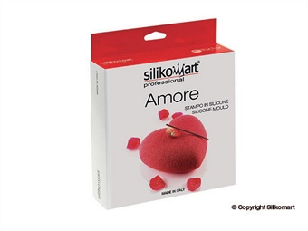 STAMPO SILICONE AMORE 600 ML MM 142 X 137 H 50 + TAGLIAPASTA
