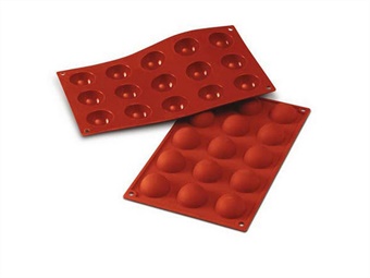 SILCONFLEX MEZZE SFERE DIAM. MM 40 H 20 - 15 IMPRONTE