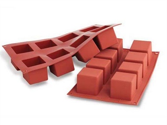 SILICONFLEX CUBO MM 50x50x50 8 IMPRONTE
