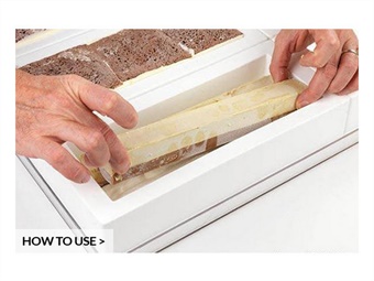 STAMPO SILICONE INSERTO TRONCHETTO BUCHE MM 220 X 60