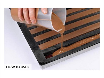 STAMPO SILICONE INSERTO TRONCHETTO BUCHE MM 220 X 60