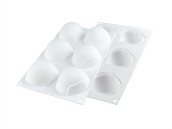 STAMPO SILICONE GLACE 110 MM 72X74 H 40 6 IMPRONTE