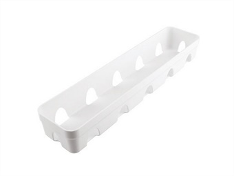 STAMPO SILICONE FRAGOLA 120 CM 6 X 7,7 H 5,4 + SUPPORTO IN PLASTICA - 5 IMPRONTE