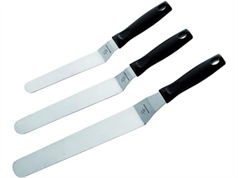 Spatola inox a gomito