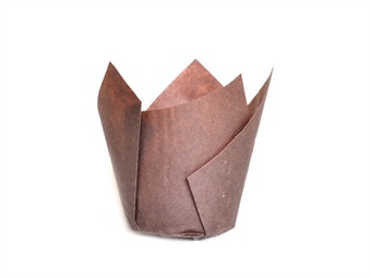 Pirottini tondi Tulip marroni