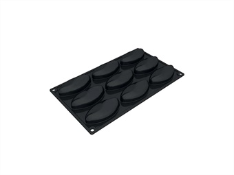 STAMPO SILICONE MONOPORZIONE SHEEL MM 86X41 H 22 9 IMPRONTE CM 30X17,5
