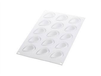 STAMPO SILICONE FRAGOLA 30 MM 48X37 H 33 15 IMPRONTE + TAGLIAPASTA