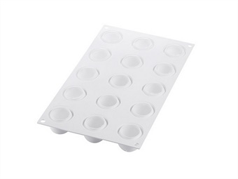 STAMPO SILICONE MELA CILIEGIA 30 DIAMETRO MM 39 H 30 -  15 IMPRONTE