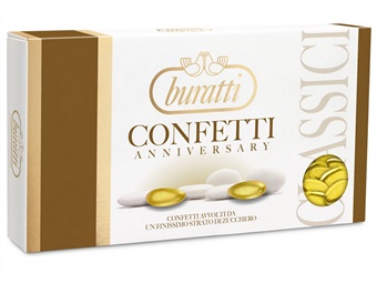 CONFETTI MANDORLA INTERA ORO COLORATO KG 1