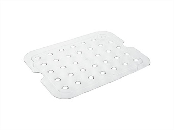FALSO FONDO FORATO POLICARBONATO GN 1/6 MM 176X160