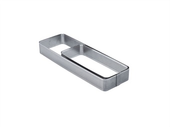 Stampo Per Torte Triangolare St&auml;dter - Acciaio Inox, 30x6x6 Cm, Capacit&agrave; 450 Ml, Lavabile In Lavastoviglie
