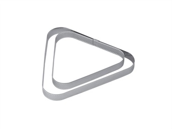 Fascia inox microforata triangolo cm h 2