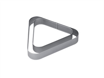 Fascia inox microforata triangolo cm h 3,5