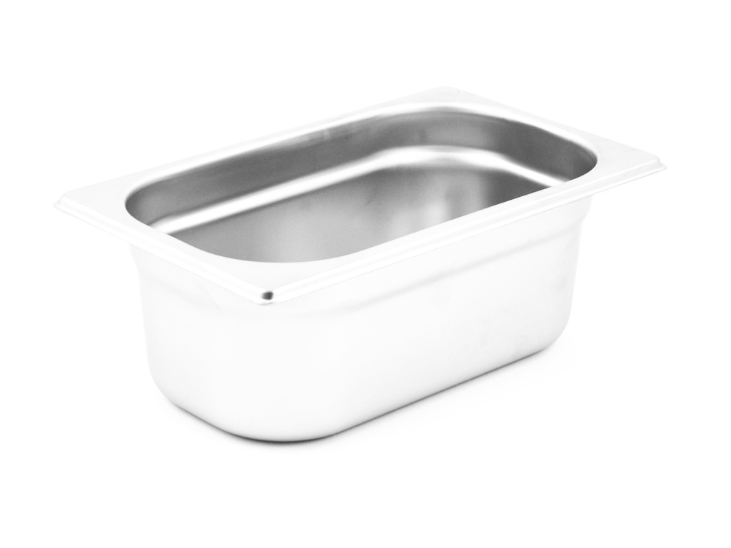 Bacinella inox GN 1/4 cm 26,5x16,2