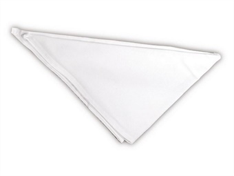 TRIANGOLO BIANCO COTONE