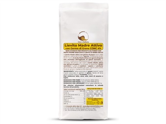 LIEVITO MADRE ATTIVO CON GERME DI GRANO IN POLVERE GR 500