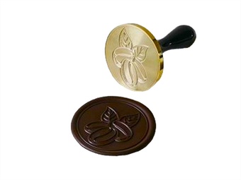 TIMBRO IN OTTONE COFFEE DIAM CM 6 PER DECORAZIONI IN CIOCCOLATO