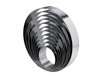 Fascia inox rotonda 24 Cm