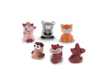 DEC ZUC ANIMALI DELLA FORESTA ASSORTITI PZ 48