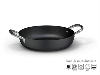 TEGAME ANTIADERENTE PER INDUZIONE 2 MANIGLIE CM 32