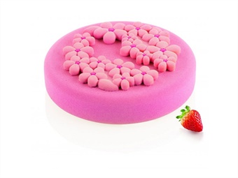 STAMPO SILICONE FLORA 80 DIAM MM 140 H 10  2 IMPRONTE