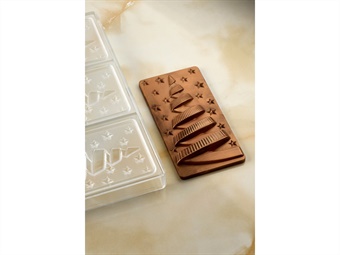 STAMPO TAVOLETTA XMAS NIGHT BY FABRIZIO FIORANI MM 154 X 77 H 15 - 100 GR - 3 IMPRONTE