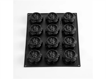 STAMPO SILICONE BOUQUET DE ROSE DIAM 80 H 35  ML 100 - 12 IMPRONTE CM 40X30