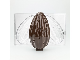 STAMPO UOVA POLICARBONATO COCOA  DIAM MM 93,5 H 165 GR 275 - 2 IMPRONTE