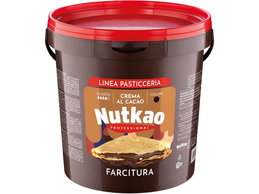 CREMA GIANDUIA FONDENTE DA FARCITURA  CACAO 25%  KG 6