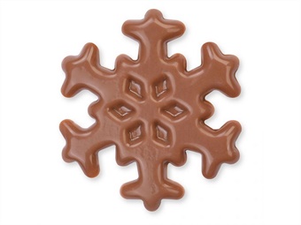 DEC CIO FIOCCO DI NEVE AI TRE CIOCCOLATI DIAM CM 4  - 132 PZ