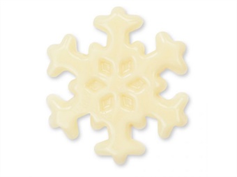 DEC CIO FIOCCO DI NEVE AI TRE CIOCCOLATI DIAM CM 4  - 132 PZ