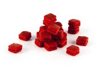 PAN DI SPAGNA CUBETTO RED VELVET ATM CM 1,5 X1,5 KG 1
