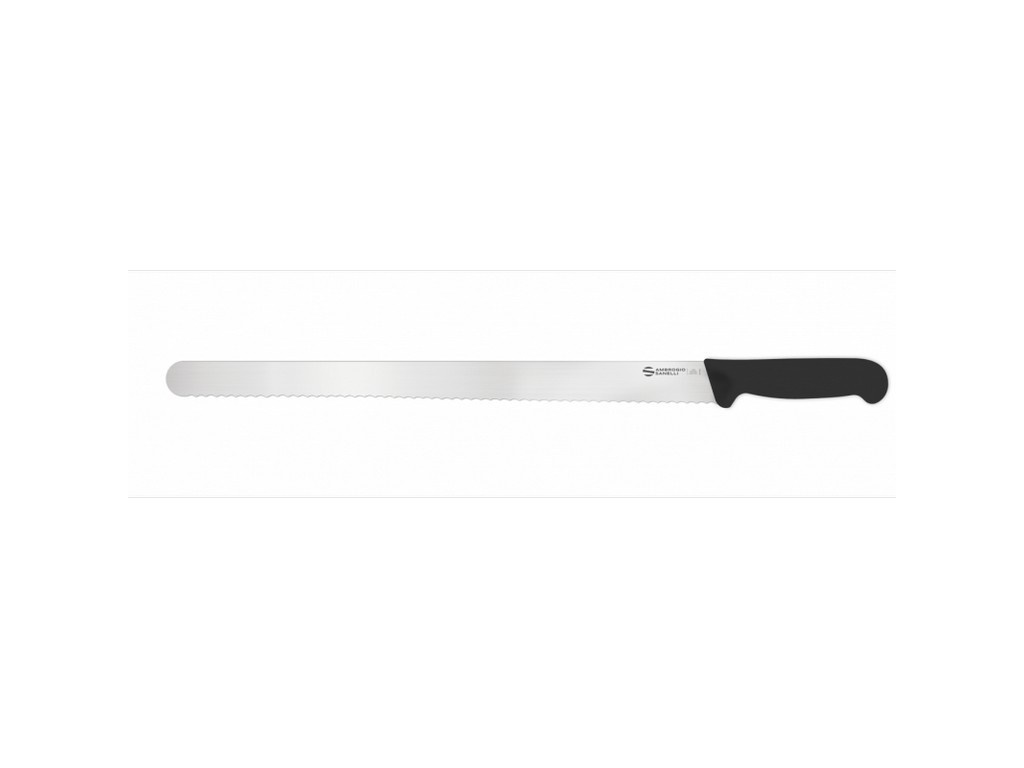 COLTELLO PANE ACCIAIO INOX LAMA DENTATA CM 42 MODELLO SUPRA