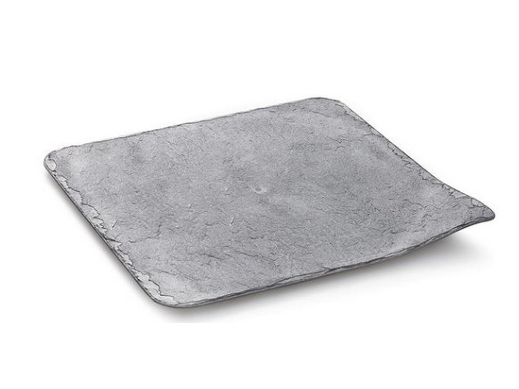 VASSOIO STONE CM 20X20 GRIGIO PZ 10