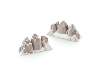 STAMPO SILICONE DOLOMITI 120 MM 120X45 H 65  - 6 IMPRONTE