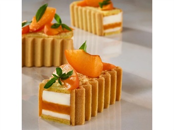 STAMPO SILICONE GOURMAND ZIG ZAG FORMA SFOGLIA MM 250 X 250 VERSIONE TRIANGOLARE